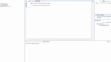 Lezione 2 - Primi Passi su Eclipse