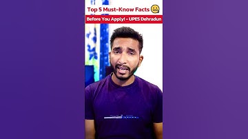 UPES Dehradun Admission Process ⋮ UPES Dehradun Review ⋮ UPESEAT Exam 2025 #upes #jee2025