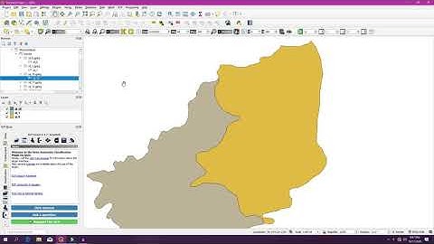 SPLIT VECTOR LAYER # POLYGON SHAPEFILE