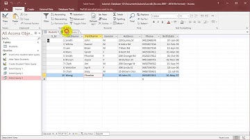 SQL with Microsoft Access 2016 Lesson 6 - In, Between, Brackets
