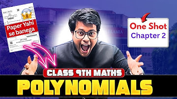 Polynomials Class 9th One Shot 🔥Chapter 2 Class 9 Maths by Awes khan