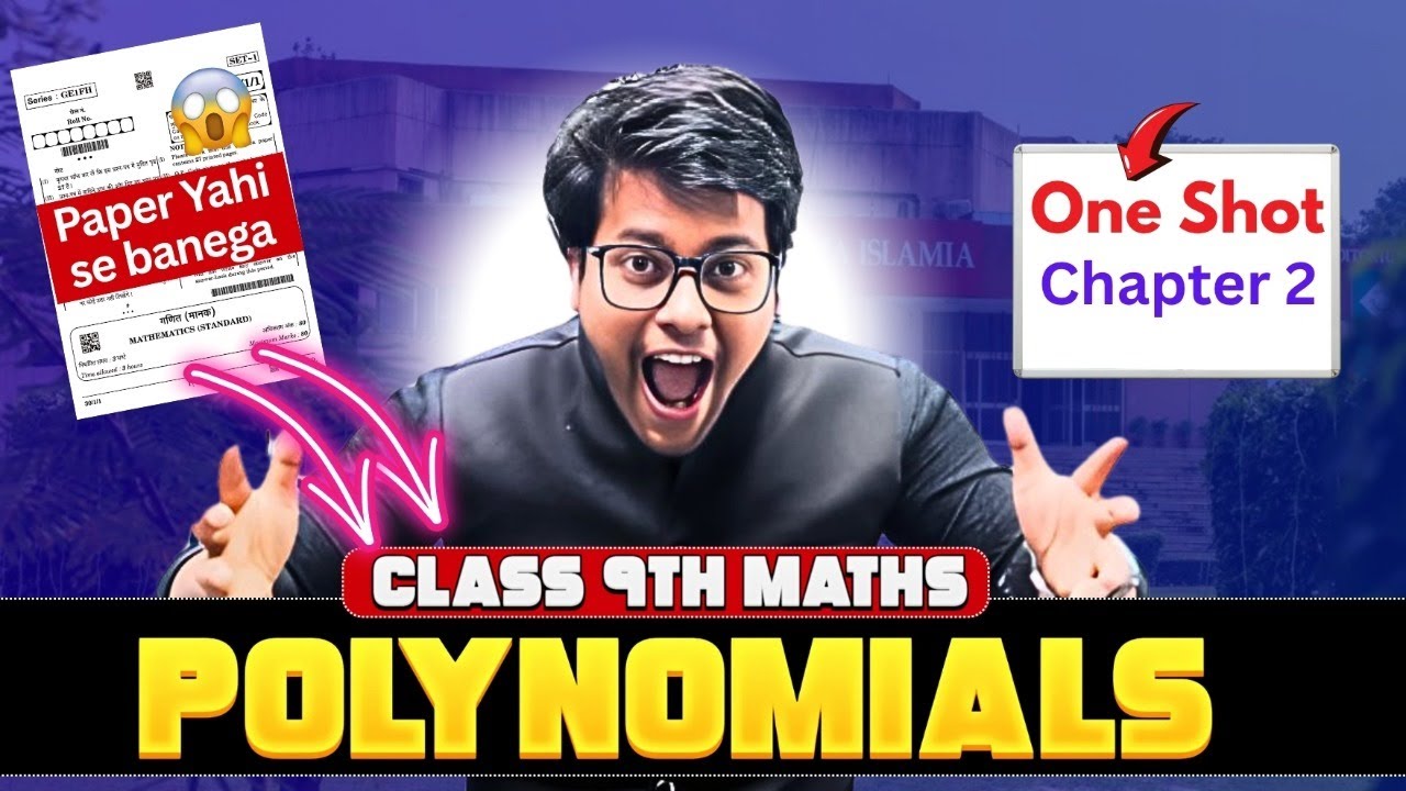 Polynomials Class 9th One Shot 🔥Chapter 2 Class 9 Maths by Awes khan ...