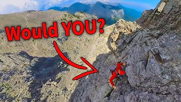 Attempting the Most Dangerous Hike in the Rockies... Mt Yamnuska