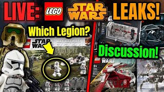 LIVE: HUGE 2024 LEGO Star Wars LEAK Discussion! (Clone Battle Pack, Dioramas, UCS, & More!)