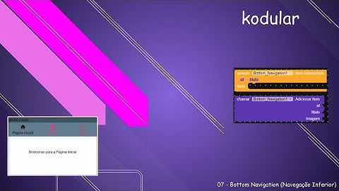 kodular 07 - Bottom Navigation