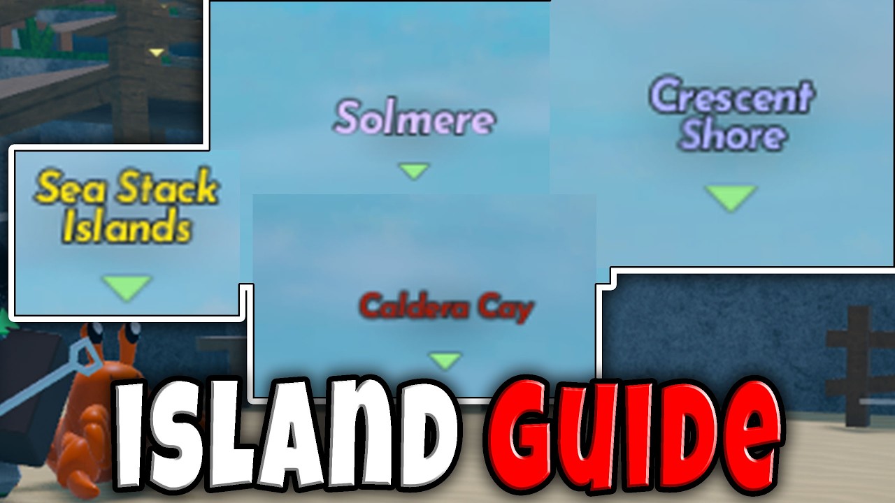 ALL ISLANDS AND EXPLANATIONS OF EACH in SHELLS FULL GUIDE Roblox - YouTube