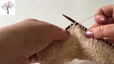 Yarnover, slip slip knit / Yo, ssk