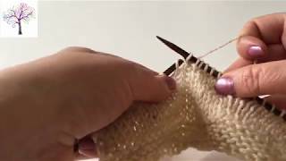 Yarnover, slip slip knit / Yo, ssk