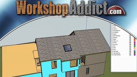 How to use Sketchup -- tutorial #8    Layers and Scenes