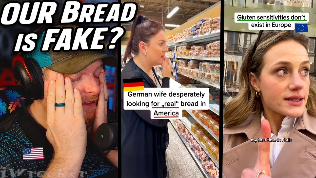 Why European Bread is so SUPERIOR to American "bread" (Americans Try Real Bread in Europe)