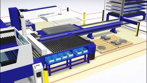 TRUMPF Automation: TruLaser with LiftMaster Sort, SortMaster, and TKL Tower