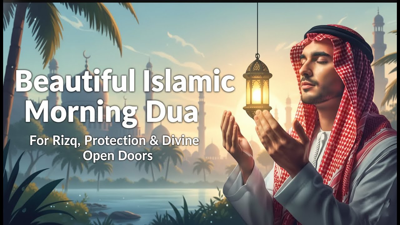 Beautiful Islamic Morning Dua 🌅 For Rizq, Protection & Divine Open Doors