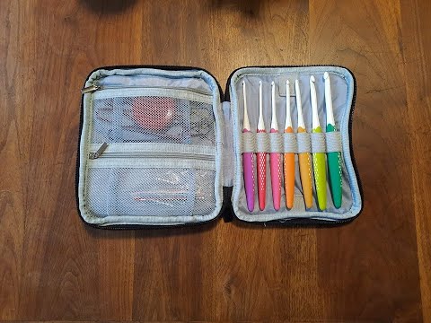 Teamoy Knitting Needles Holder Case(up to 14 Inches), Rolling Organizer for  Straight and Circular Knitting Needles, Crochet Hooks and Accessories
