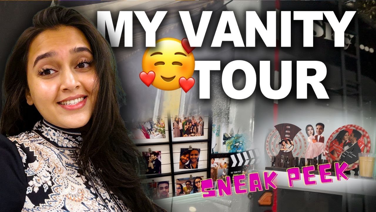 Tejasswi Prakash's LUXURIOUS Vanity Van Tour | Exclusive Peek Inside | @Tejasswi Prakash