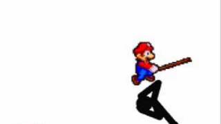 Stick Man VS Mario