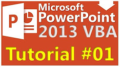 Using VBA in PowerPoint 2013 - Playlist 