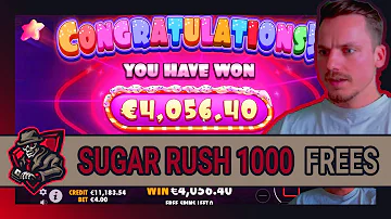 SUGAR RUSH 1000 🤑| Ab in den Candy Shop, BJ rettet 😅🫢💶 | Freegames High Stakes 🎰 | Casino Highlights