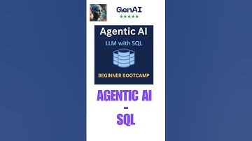 Agentic AI – LLM with SQL – Beginner Bootcamp