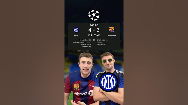 INTER MILAN KNOCK OUT BARCELONA OUT THE CHAMPIONS LEAGUE 💀😱
