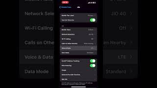 How to enable 5G on your iPhone | Jio and Airtel #shorts screenshot 5