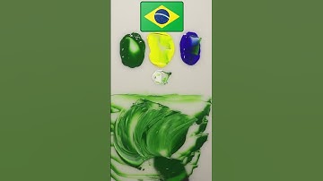 What color do mixed flags make?? #paintmixing #colormixing #satisfyingart #asmart #asmr #art artfun