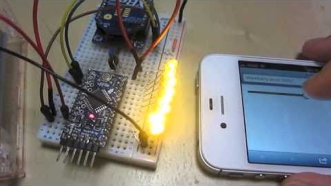 Controlling Arduino from iPhone