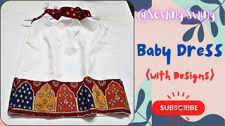 Baby Dress (with Design) #babygirl #sewingideas #cutebabydress #cuttingskills @SuparnaKarmakar-bf7os