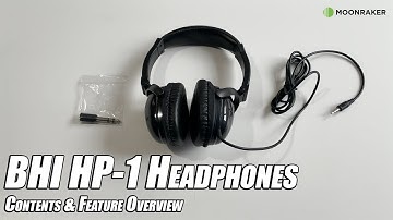 BHI HP-1 Stereo Headphones - Contents & Feature Overview