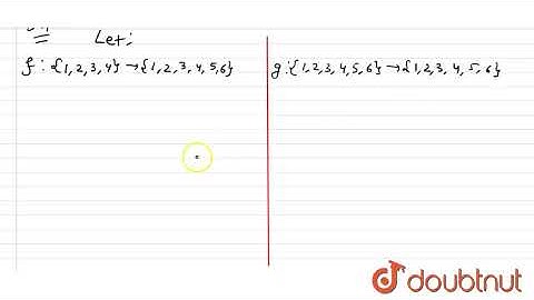 Consider functions `f` and `g` such that composite `gof` is defined and | Class 12 Maths | Doubtnut