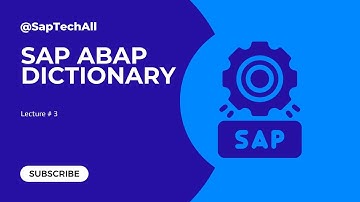 SAP ABAP Dictionary Intro