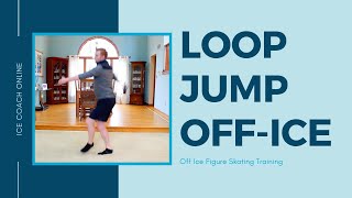 Off Ice Loop Jump! Learn Figure Skating Jumps on the Floor!