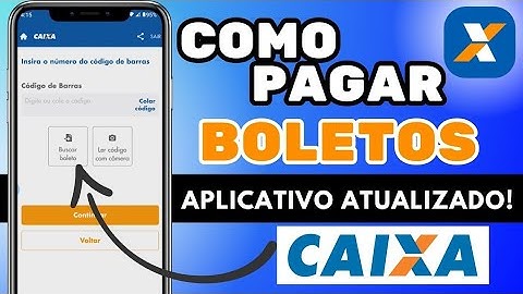 Como pagar - BOLETOS - No Aplicativo da CAIXA / Atualizado!! 👈 (Nova Versão)