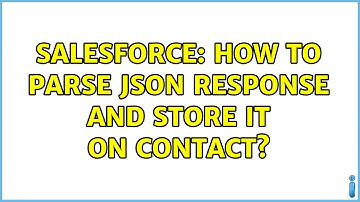 Salesforce: How to parse JSON response and store it on contact?