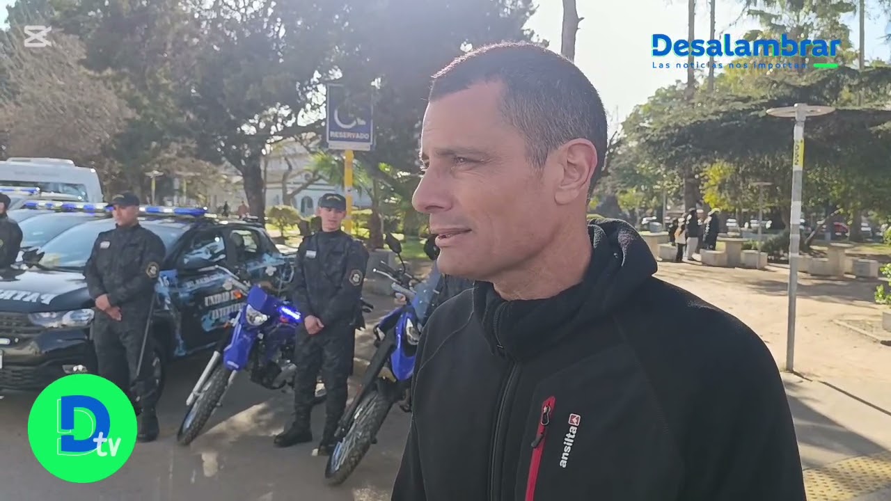 Mauro García presentó nuevos patrulleros y planteó ir hacia una Policía Local descentralizada
