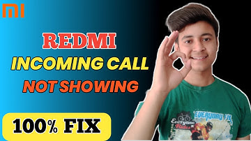 Redmi Incoming Call Not Showing | Redmi Note 7 Pro Incoming Call Not Showing Problem 100% FIX