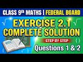 Class 9th exercise 2.1 Questions 1 and 2 scientific notation and standard notation 