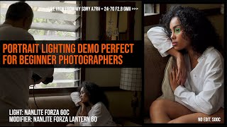 A Very Simple Portrait Lighting Demo Perfect for BEGINNER PHOTOGRAPHERS