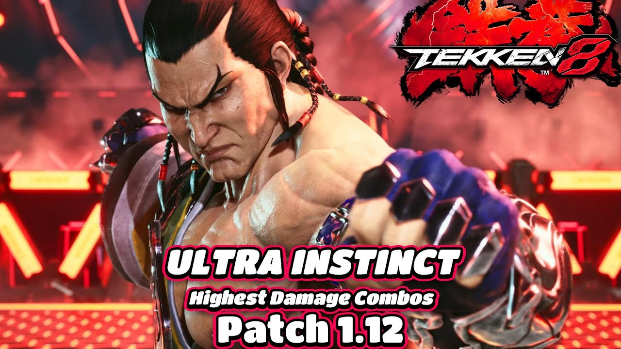 Tekken 8 Feng Wei ULTRA INSTINCT highest damage combos Patch 1.12 ⚔️🔥