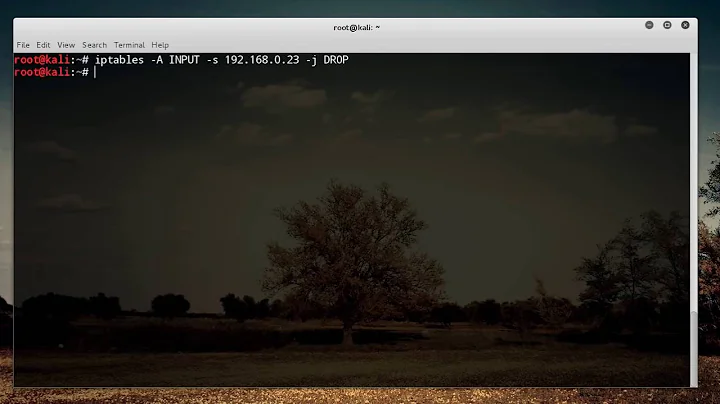 Computer Networking Tutorial   40   iptables Firewall Rules