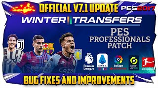 PES 2017 Professionals Patch V7 2022 AIO + Update 7.1 Season 2021/2022 ~