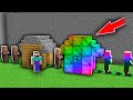 Minecraft NOOB vs PRO: HOW NOOB UPGRADED THIS HOUSE IN SUPER RAINBOW HOUSE? 100% trolling