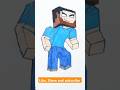 Minecraft scary entity Herobrine # My Drawing #phonk #drawing #animeart #art #minecraft #animedraw
