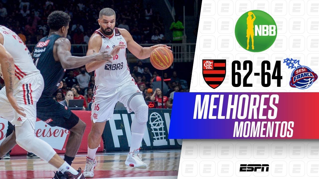 FLAMENGO ERRA ARREMESSO NA ÚLTIMA BOLA, E FRANCA VENCE DE VIRADA O JOGO 2 DAS FINAIS DO NBB