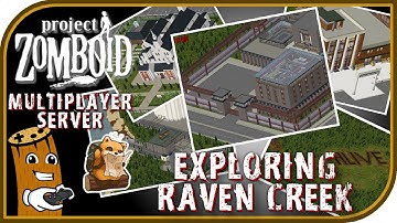 Exploring a New Map in Project Zomboid - Raven Creek!