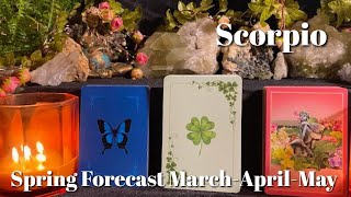 ♏Scorpio ~ Blessings Coming In 3s! | Spring Forecast MarchAprilMay