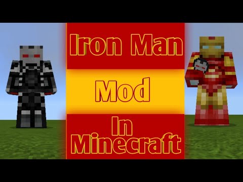 Iron Man Armour In Minecraft - Minecraft PE || Minecraft Gaming
