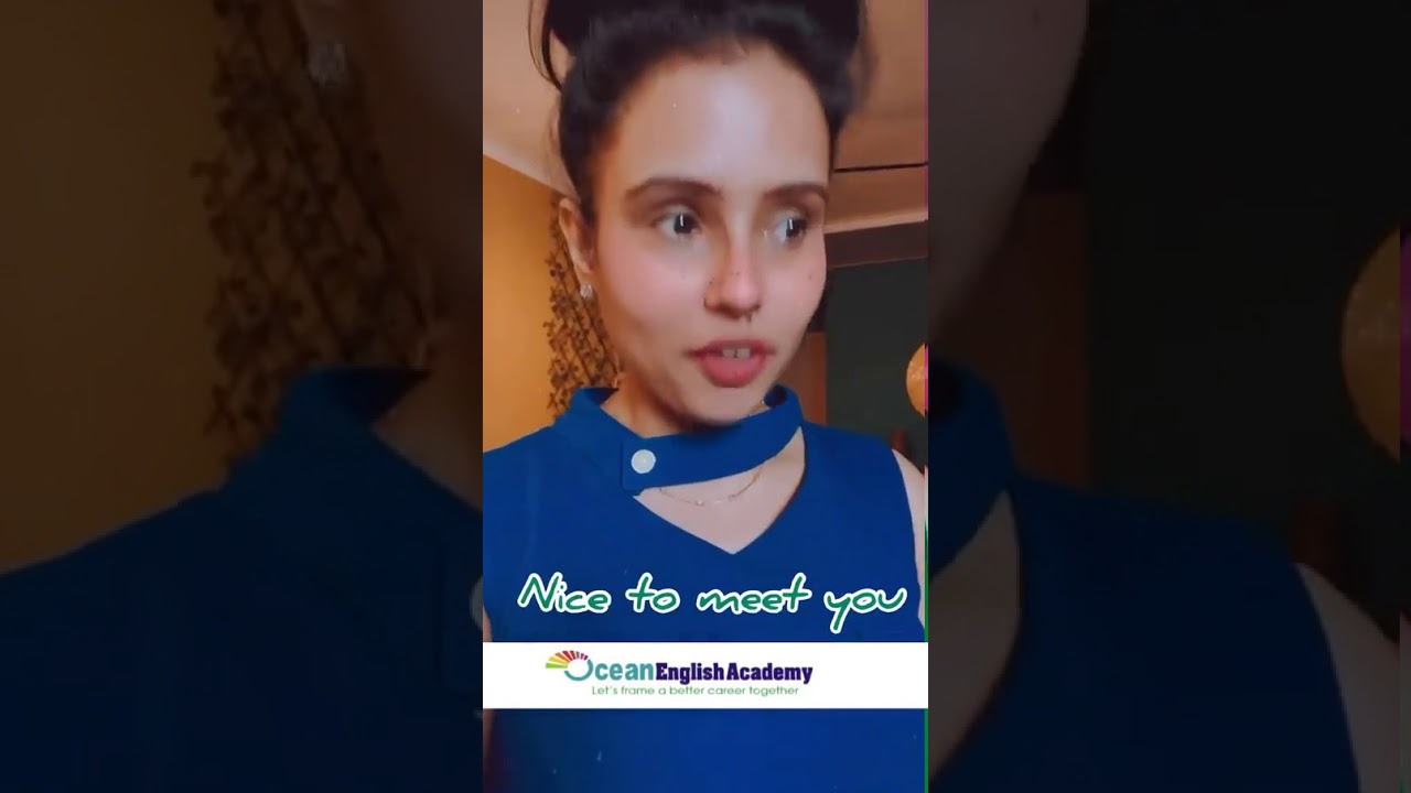 Smart ways to say “Nice to meet you” | Master Spoken English