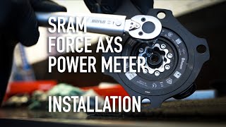 SRAM Force AXS power meter installation (RIDE Media workshop sessions)