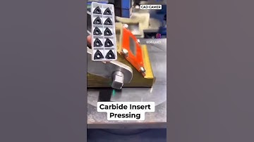 CARBIDE INSERT PRESSING #cnc #turninginsert #shorts #youtubeshorts #ytshorts #cnclathe #lathe #turn