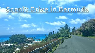 Scenic Drive in Bermuda from Horseshoe Bay to the Cruise terminal (King's Wharf)